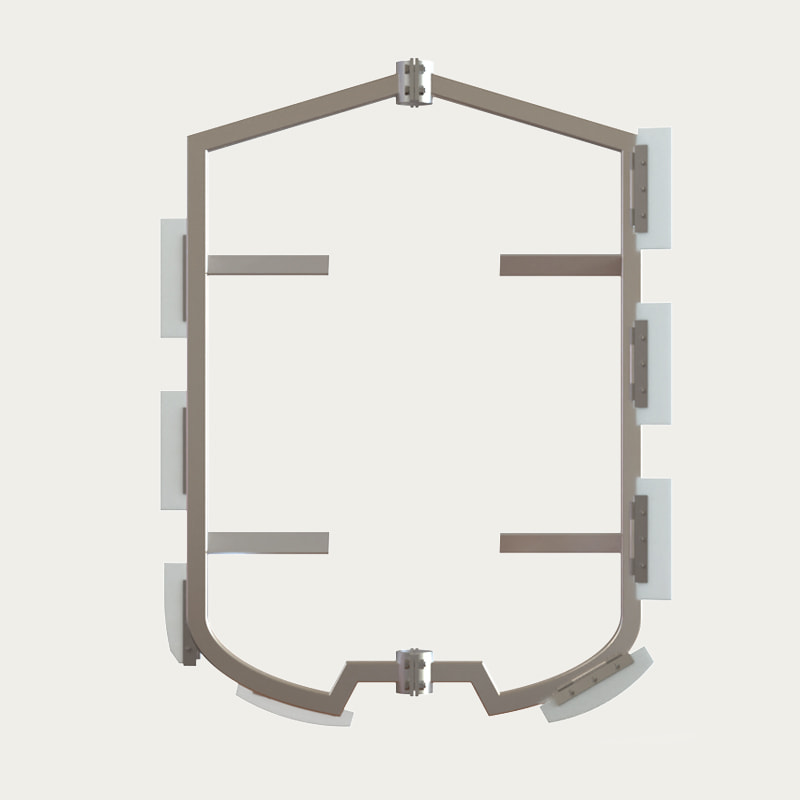 KSG Frame Type Stirring Paddle With Scraper For High Viscosity